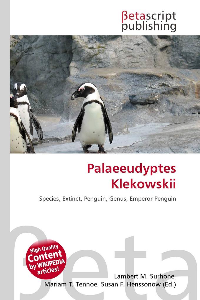 Palaeeudyptes Klekowskii