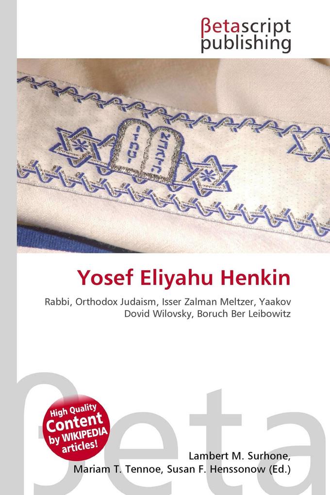 Yosef Eliyahu Henkin
