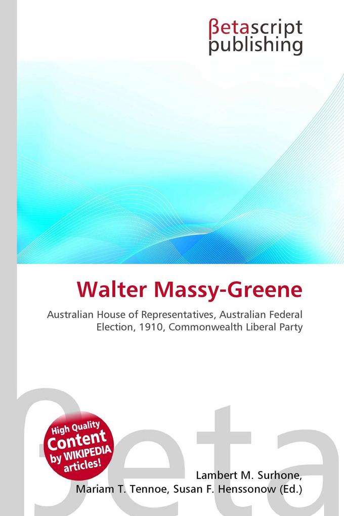 Walter Massy-Greene