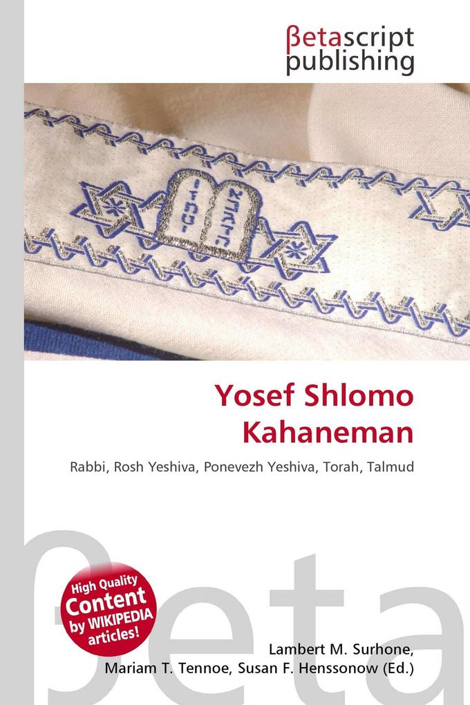 Yosef Shlomo Kahaneman