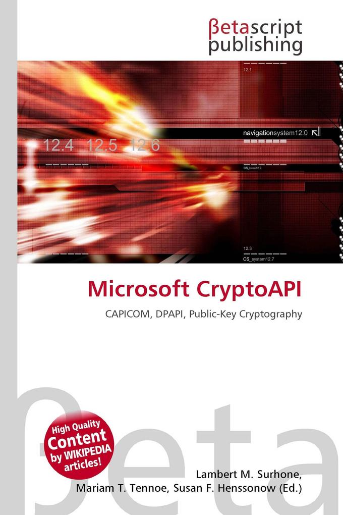 Microsoft CryptoAPI