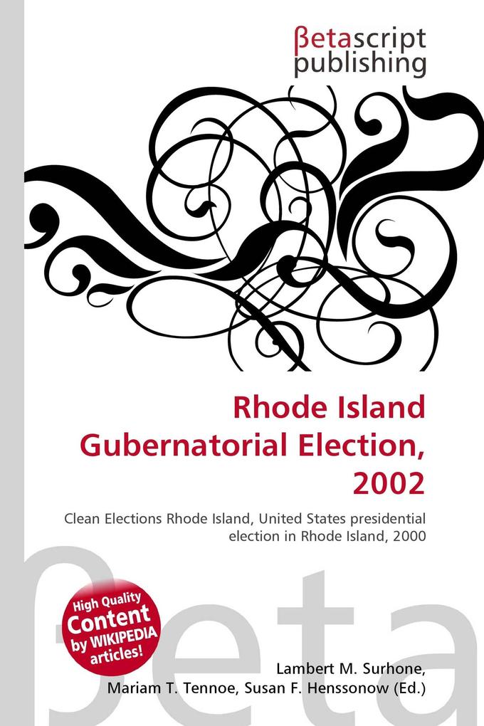 Rhode Island Gubernatorial Election 2002