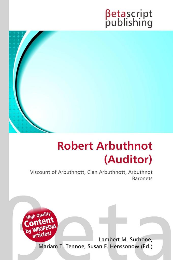 Robert Arbuthnot (Auditor)