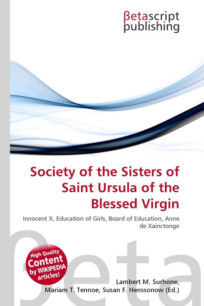 Society of the Sisters of Saint Ursula of the Blessed Virgin
