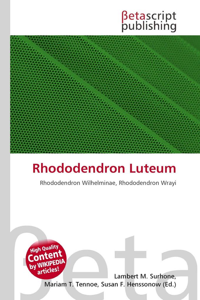 Rhododendron Luteum