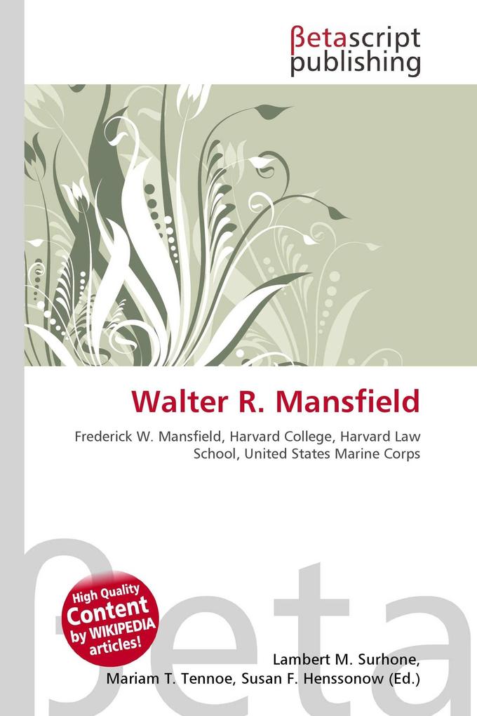 Walter R. Mansfield