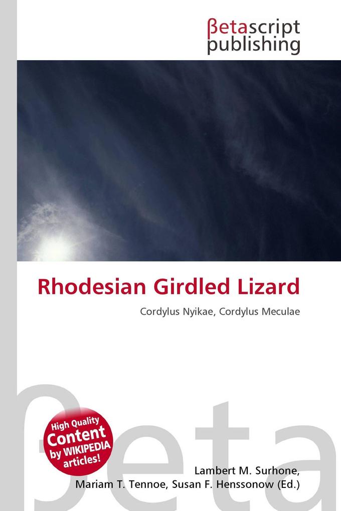 Rhodesian Girdled Lizard