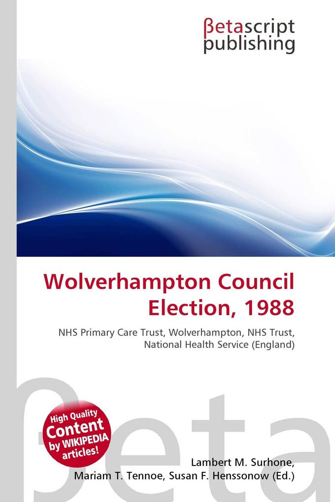 Wolverhampton Council Election 1988