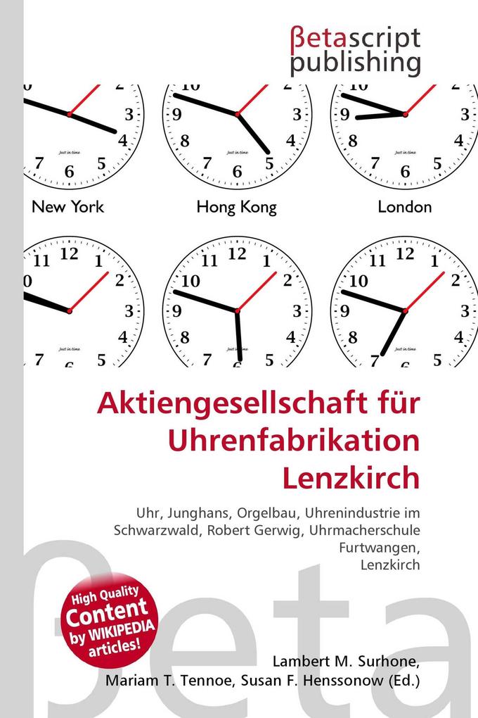 Aktiengesellschaft für Uhrenfabrikation Lenzkirch