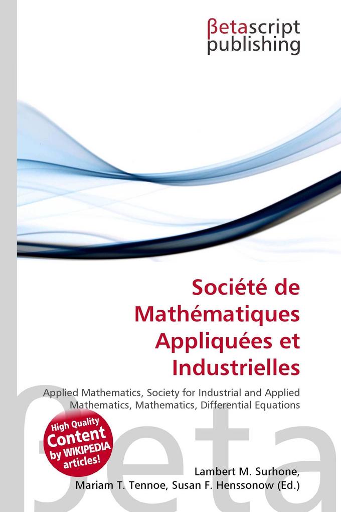 Société de Mathématiques Appliquées et Industrielles
