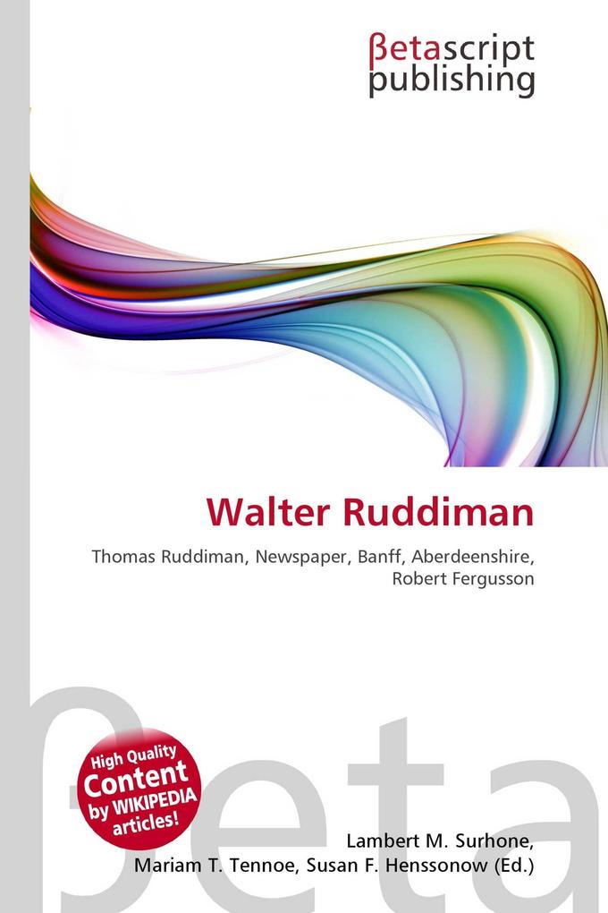 Walter Ruddiman
