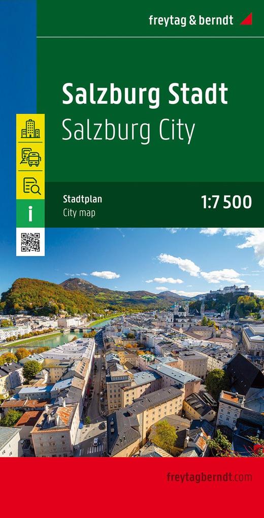 Salzburg Stadt Stadtplan 1:7.500 - 1:15.000