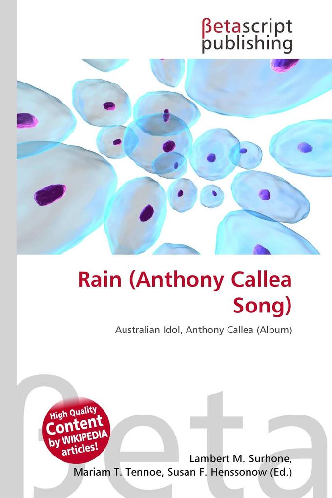 Rain (Anthony Callea Song)
