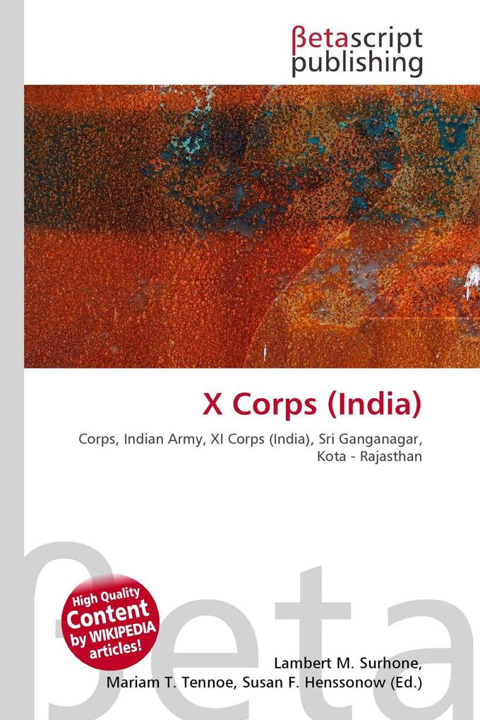 X Corps (India)