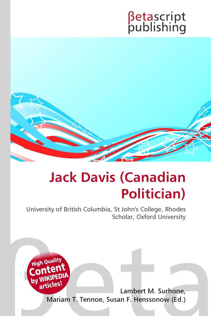 Jack Davis (Canadian Politician)