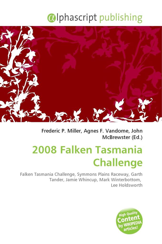 2008 Falken Tasmania Challenge