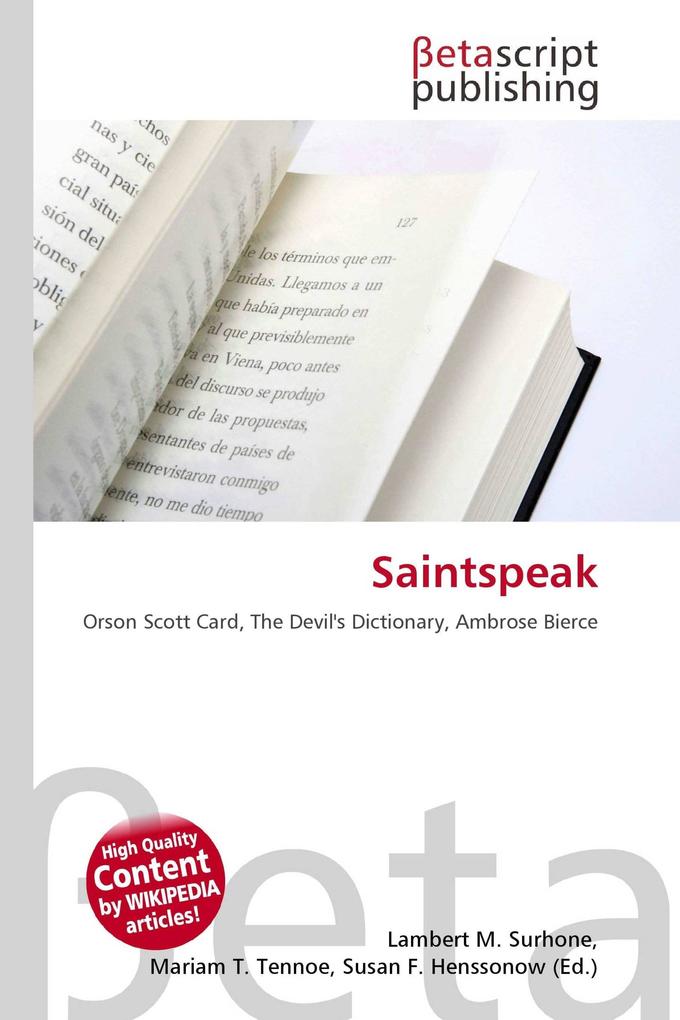Saintspeak