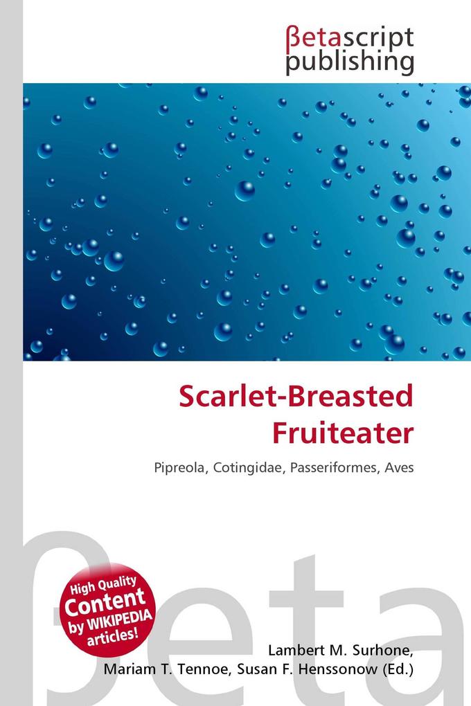 Scarlet-Breasted Fruiteater