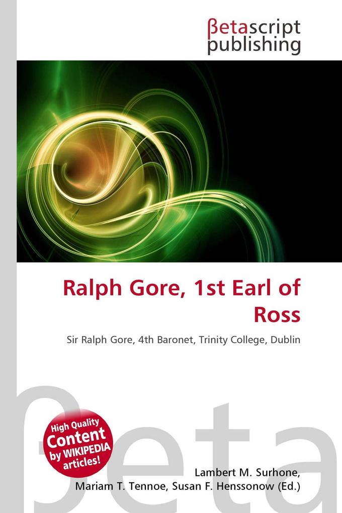 Ralph Gore 1st Earl of Ross