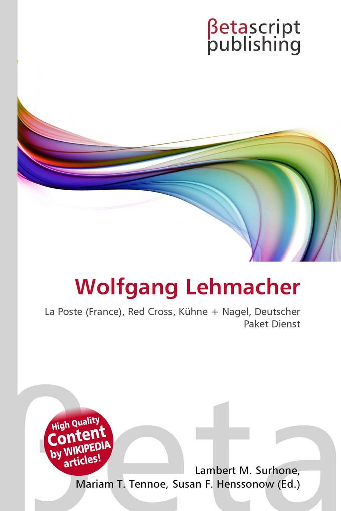 Wolfgang Lehmacher