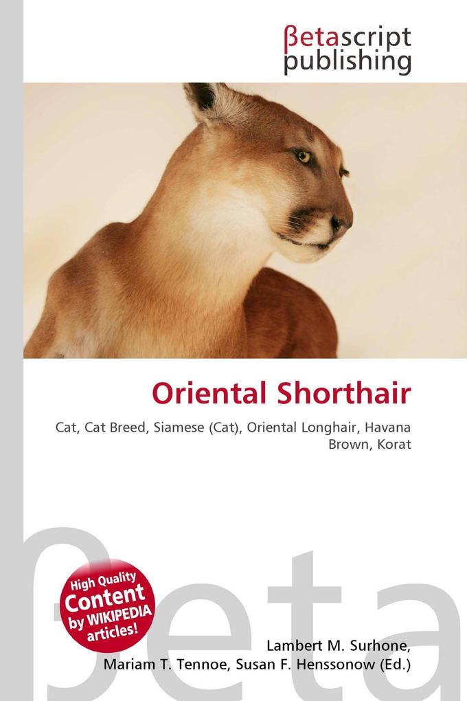 Oriental Shorthair