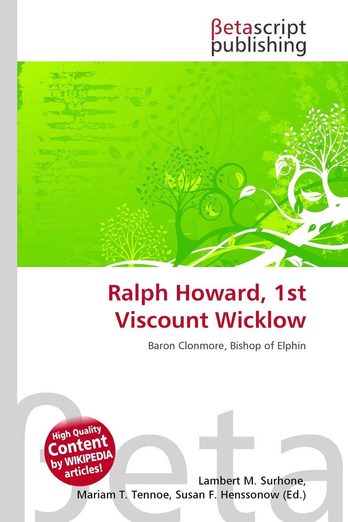 Ralph Howard 1st Viscount Wicklow