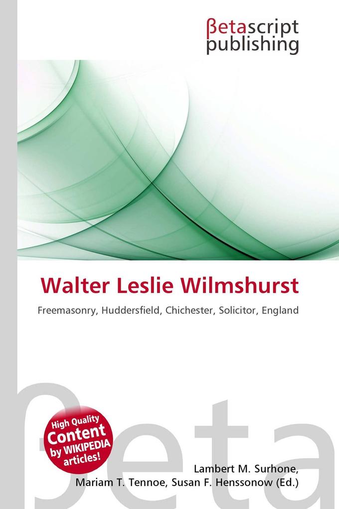Walter Leslie Wilmshurst