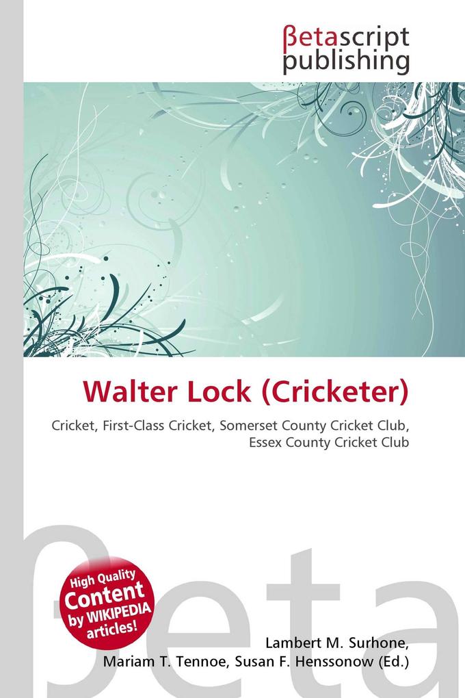 Walter Lock (Cricketer)