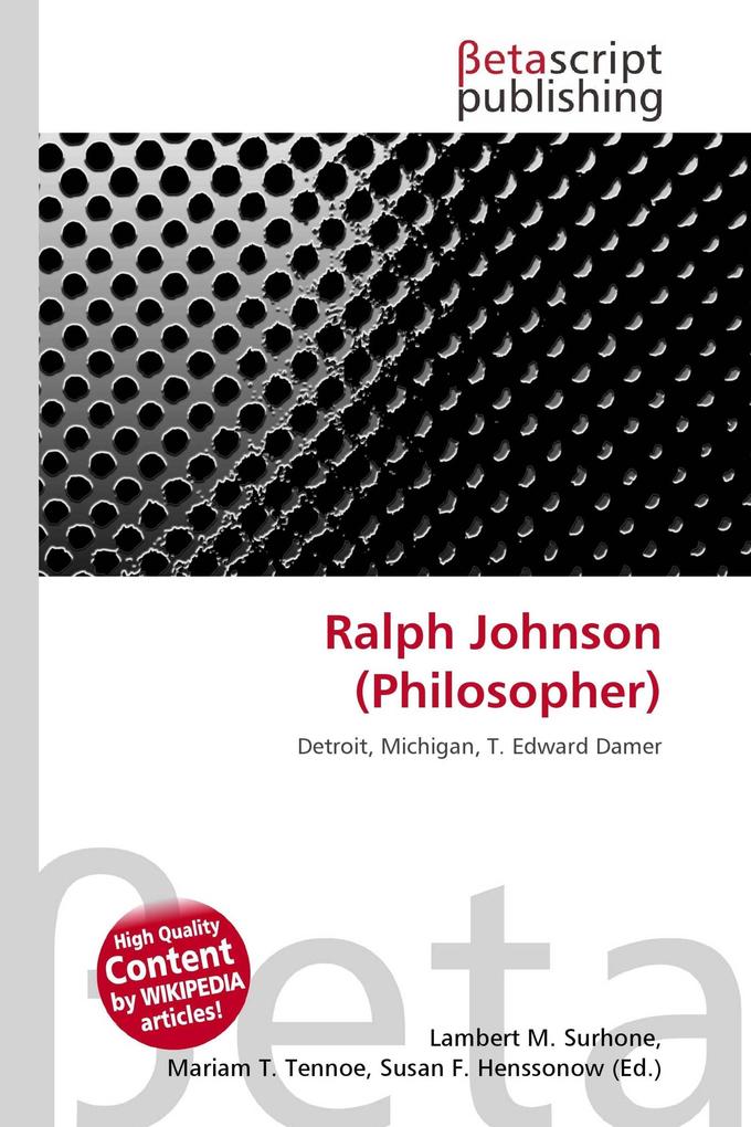 Ralph Johnson (Philosopher)