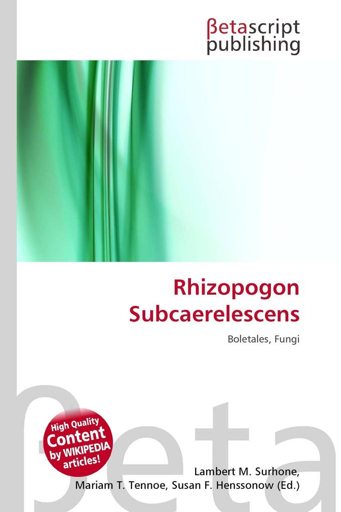 Rhizopogon Subcaerelescens