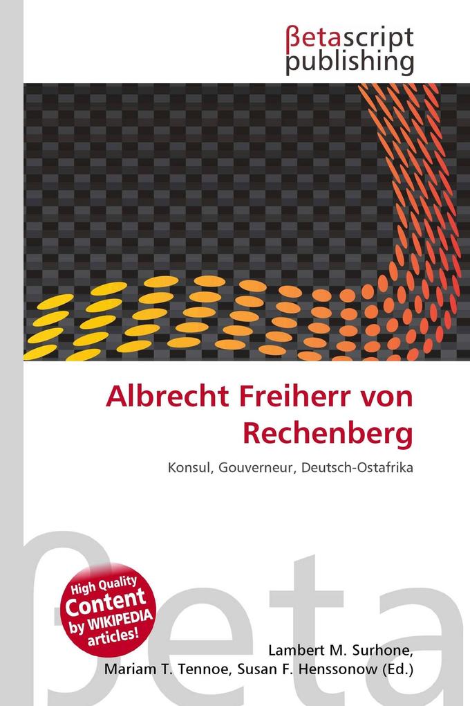 Albrecht Freiherr von Rechenberg