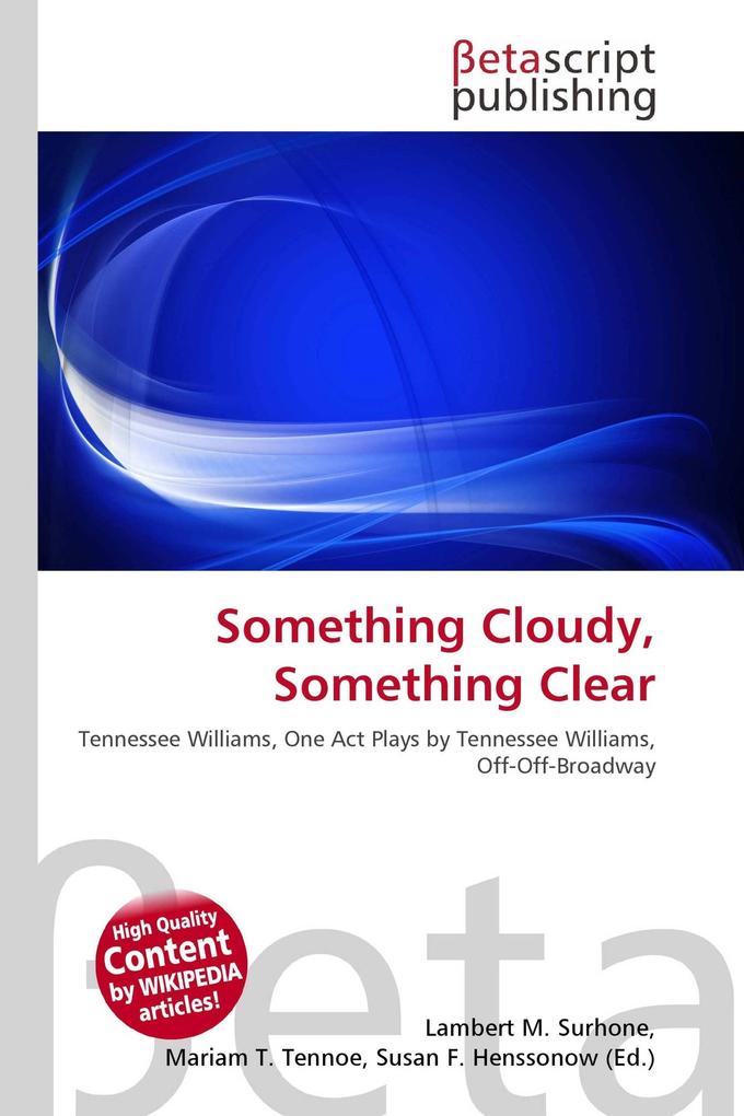 Something Cloudy Something Clear