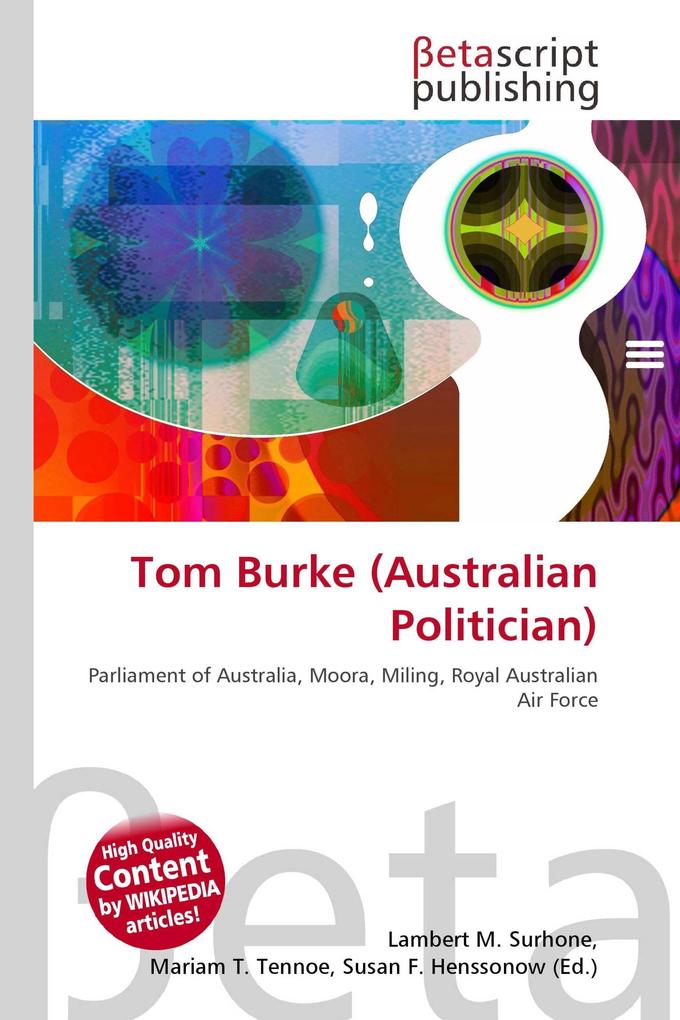 Tom Burke (Australian Politician)