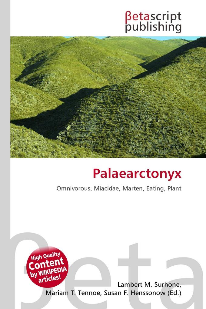 Palaearctonyx