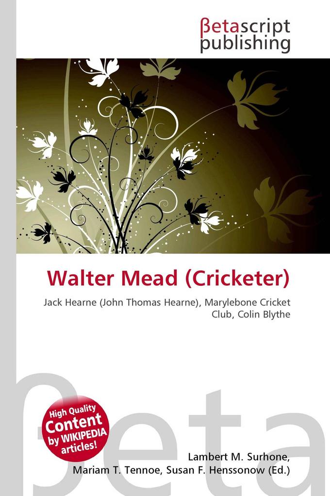 Walter Mead (Cricketer)