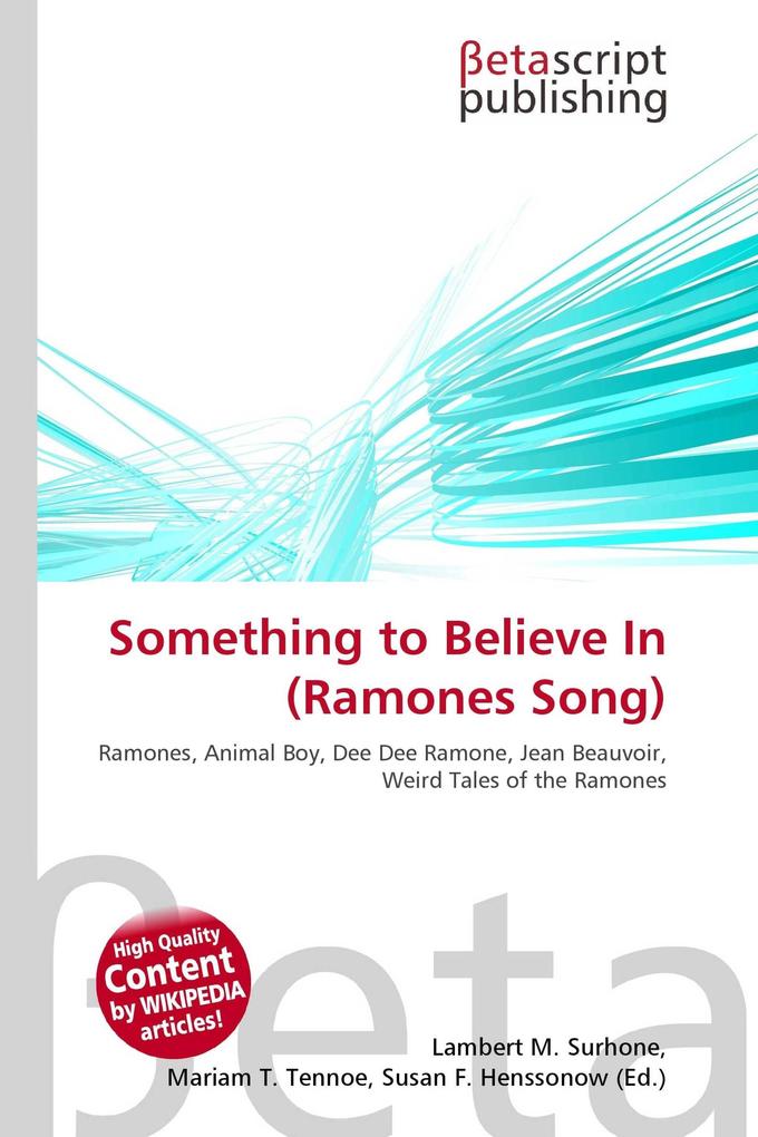 Something to Believe In (Ramones Song)
