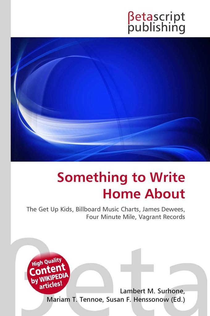 Something to Write Home About
