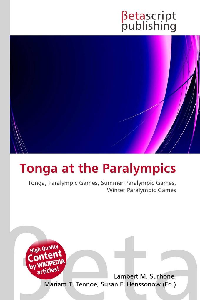 Tonga at the Paralympics