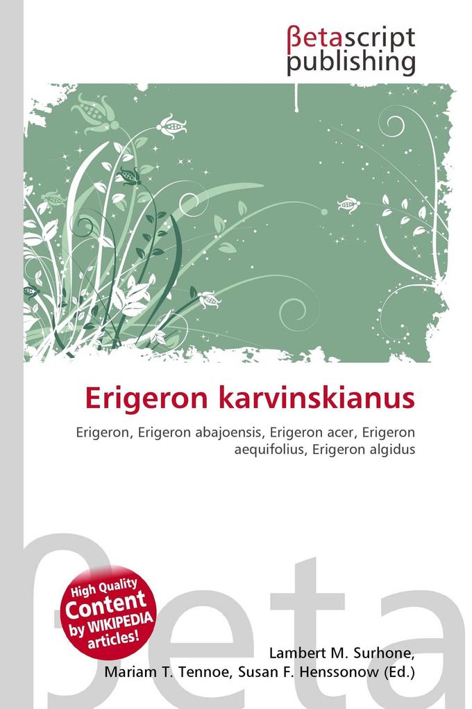 Erigeron karvinskianus