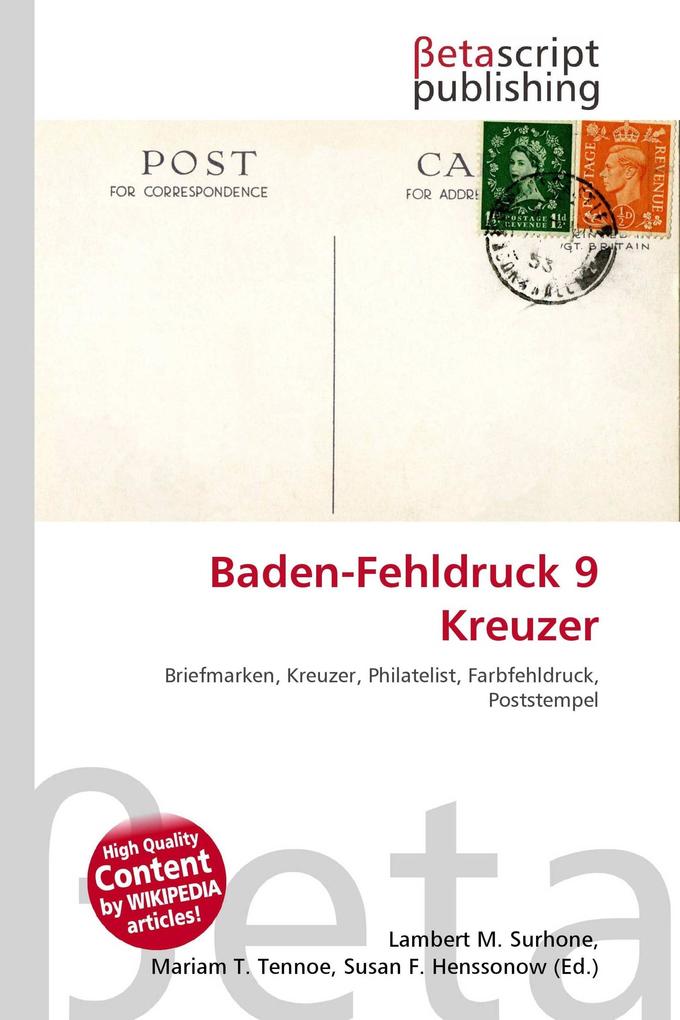 Baden-Fehldruck 9 Kreuzer
