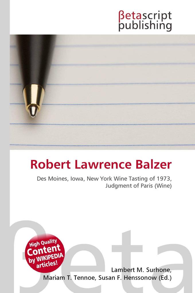 Robert Lawrence Balzer