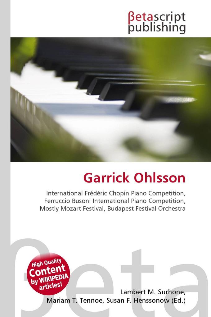 Garrick Ohlsson