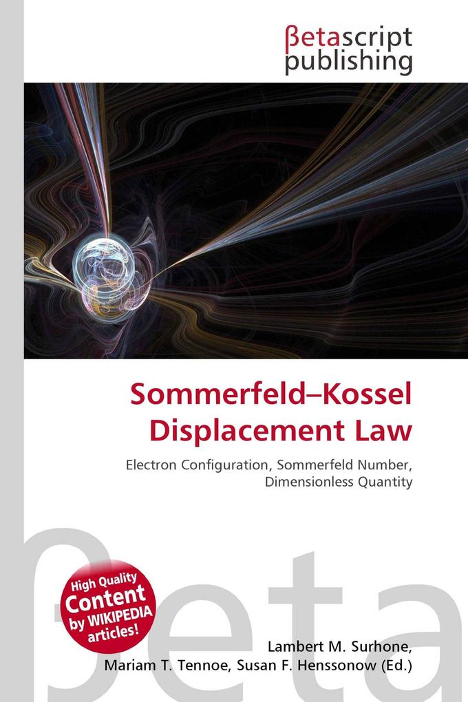 Sommerfeld-Kossel Displacement Law