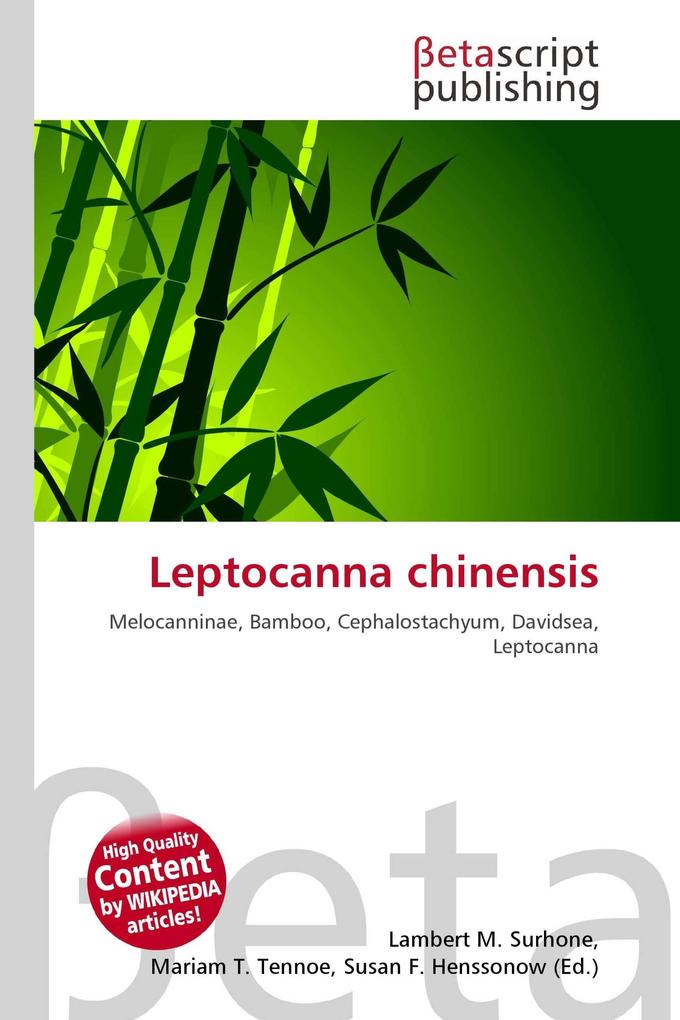 Leptocanna chinensis