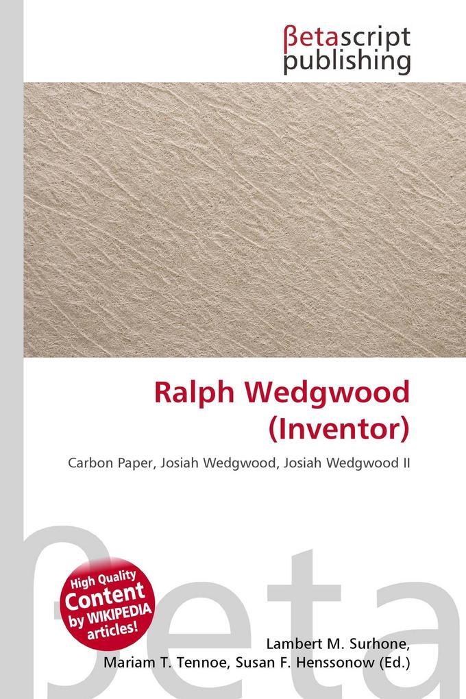 Ralph Wedgwood (Inventor)