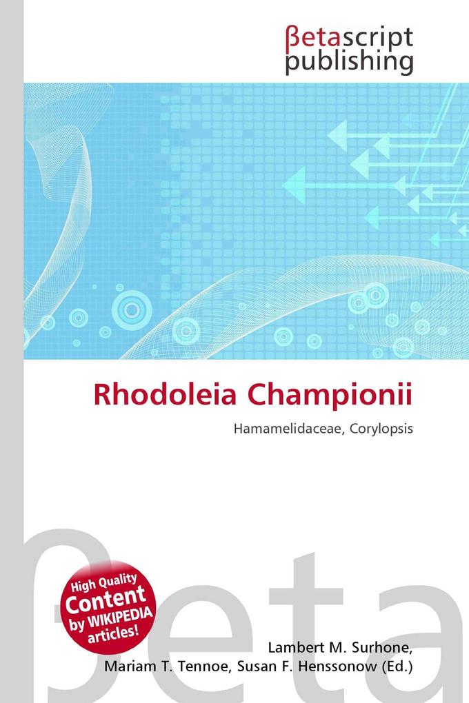 Rhodoleia Championii