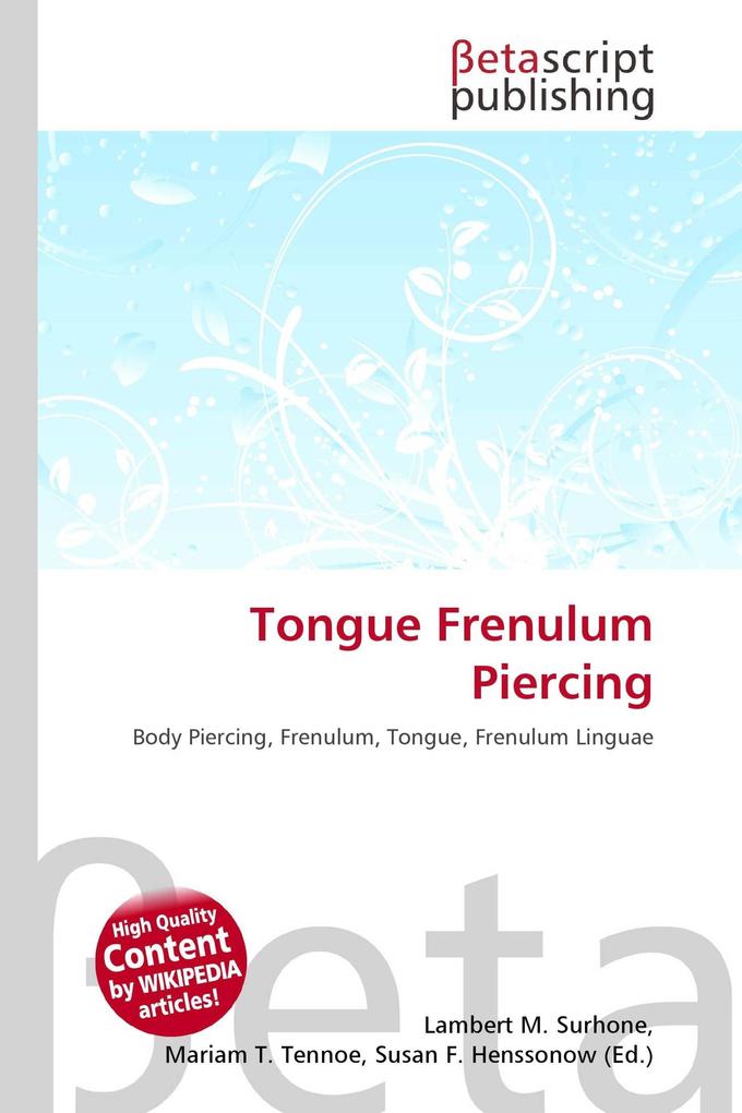 Tongue Frenulum Piercing