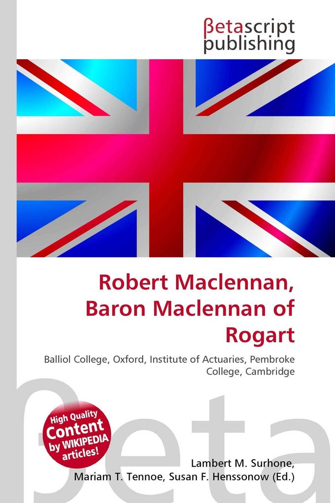 Robert Maclennan Baron Maclennan of Rogart