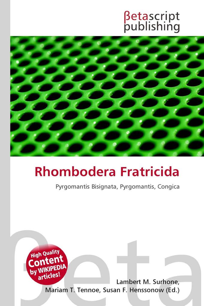 Rhombodera Fratricida