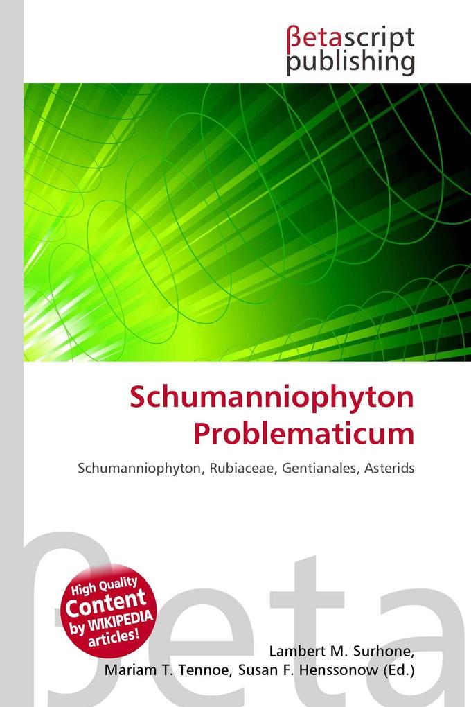 Schumanniophyton Problematicum
